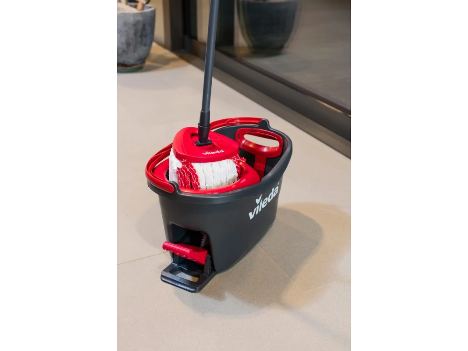 BOX Vileda Mop obrotowy TURBO Easy Wring & Clean 163422